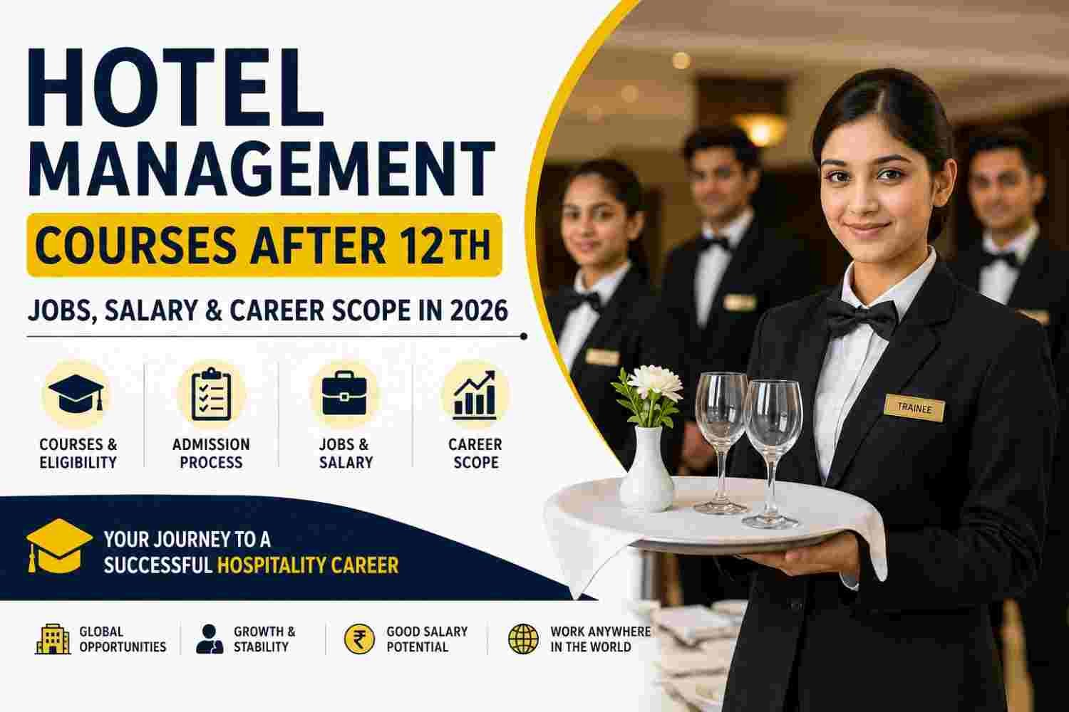 Hotel Management Courses After 12th: Jobs, Salary & Career Scope in 2026