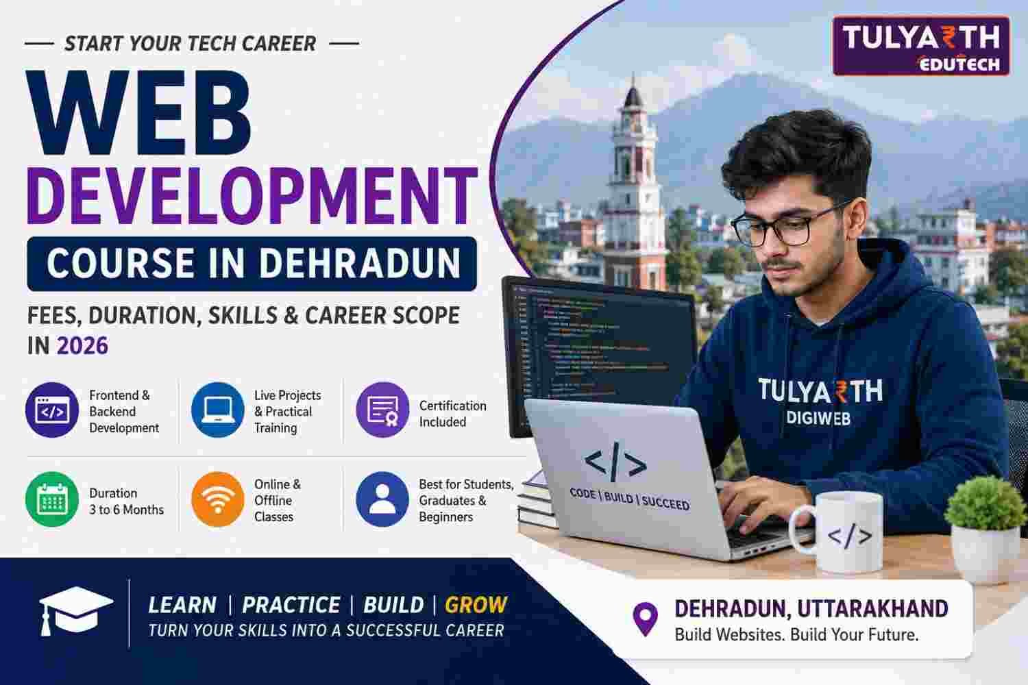 Web Development Course in Dehradun: Fees, Duration, Skills and Career Scope in 2026