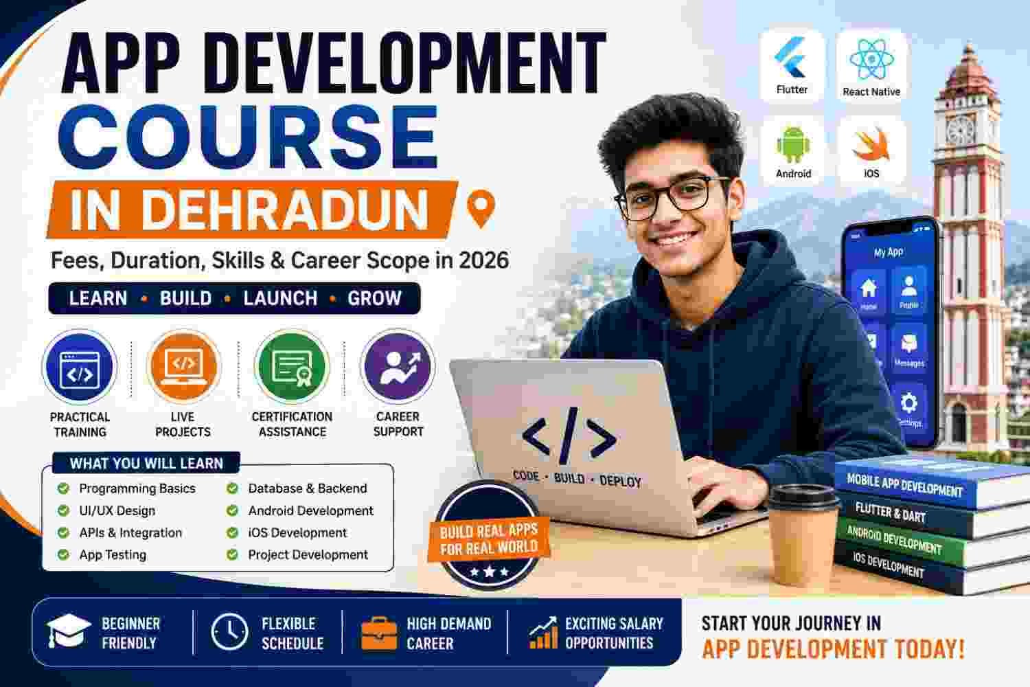 App Development Course in Dehradun: Fees, Duration, Skills & Career Scope in 2026