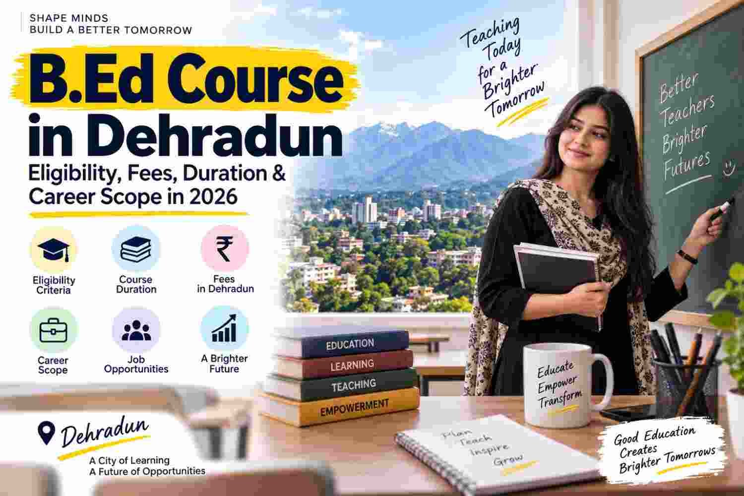 B.Ed Course in Dehradun: Eligibility, Fees, Duration & Career Scope in 2026