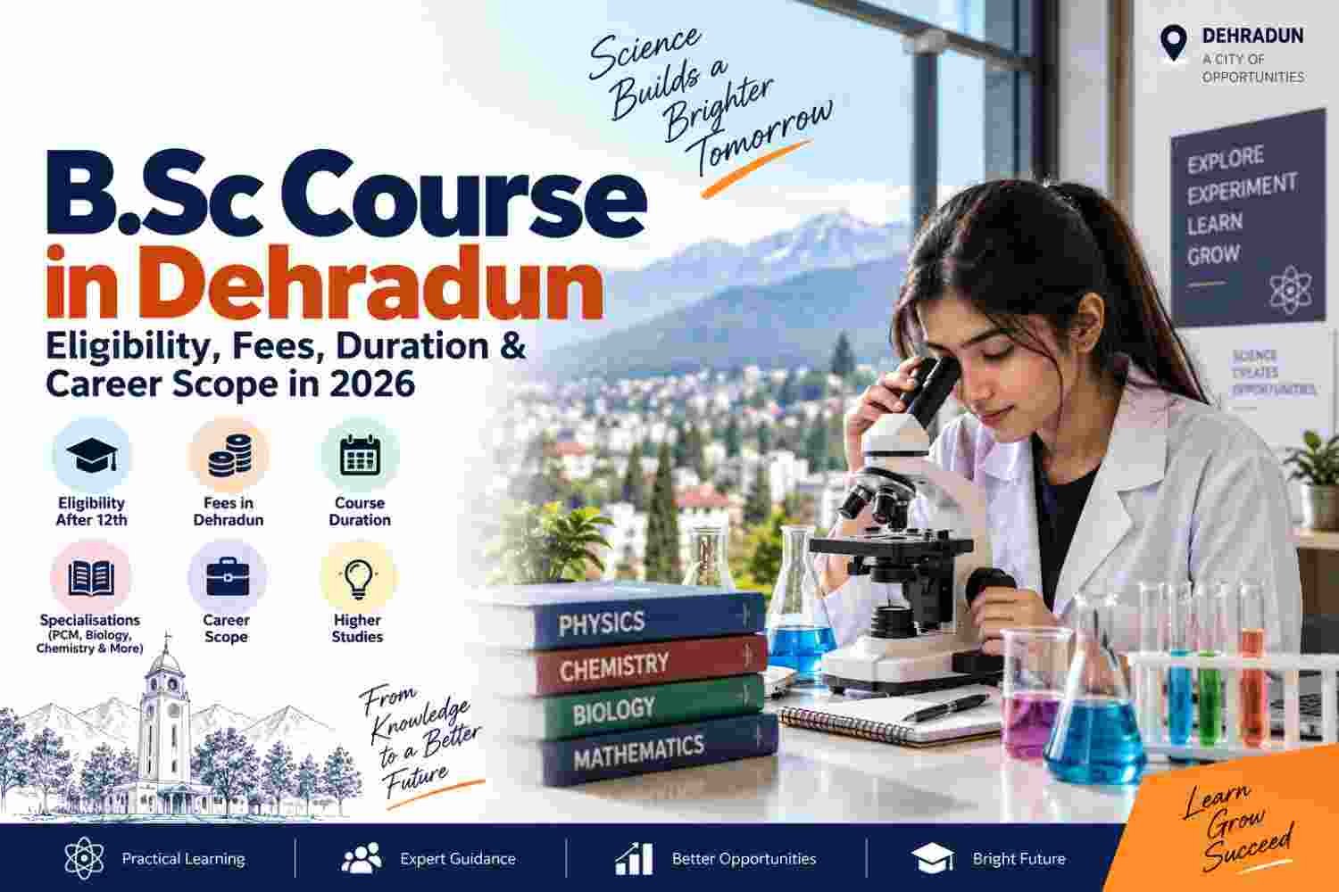 B.Sc Course in Dehradun: Eligibility, Fees, Duration & Career Scope in 2026