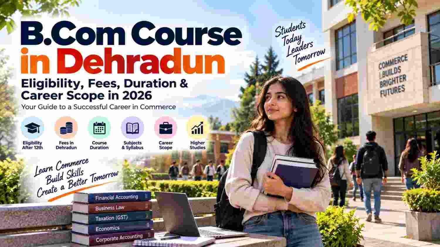 B.Com Course in Dehradun: Eligibility, Fees, Duration & Career Scope in 2026